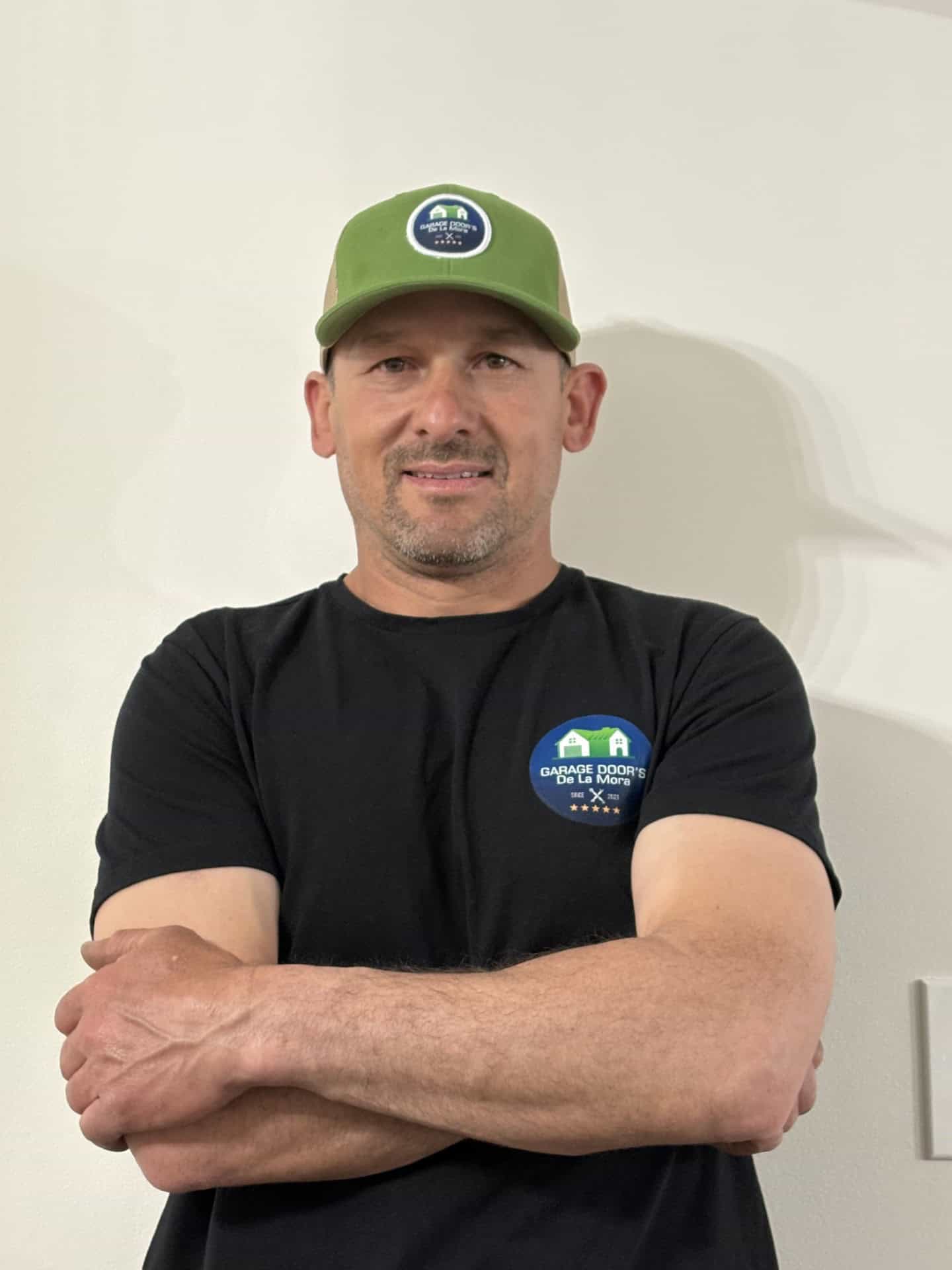 Noe garage door repair technician fixing garage door springs in Cicero IL